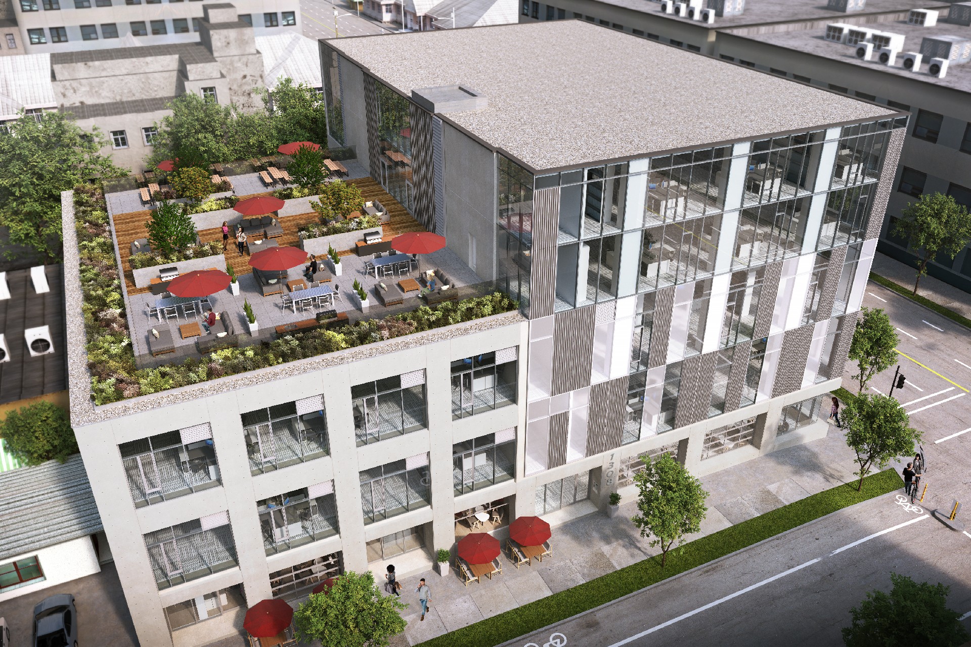 1308 Adanac Common rooftop patio